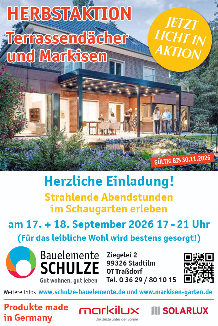 Einladung Schaugarten Abendstunden