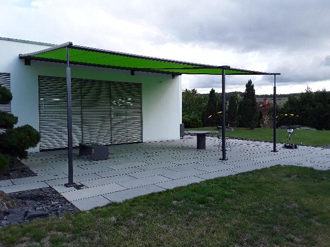 Pergola gekoppelt, Referenz | Bauelemente Schulze, Stadtilm / OT Traßdorf